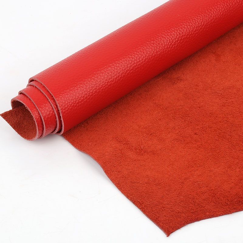 Leatherwork Patterns - Big red 1.5mm cowhide leather material,