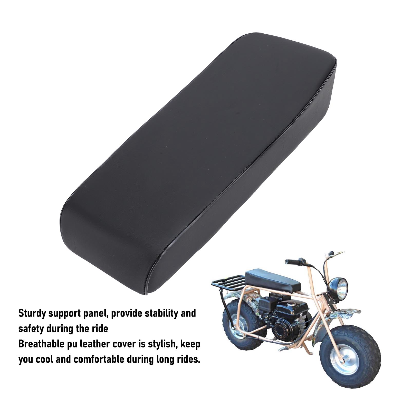 Leather Workbench - 19 Inches Mini Bike Seat PU