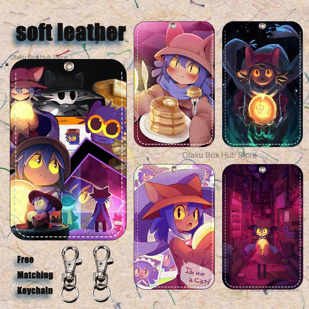 Leatherwork Keychain - Anime N-Niko O-OneshotS Holder Keychain For