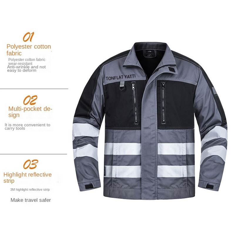 Multi Pocket Reflective Safety - огляд і ціна Leather Work Overalls