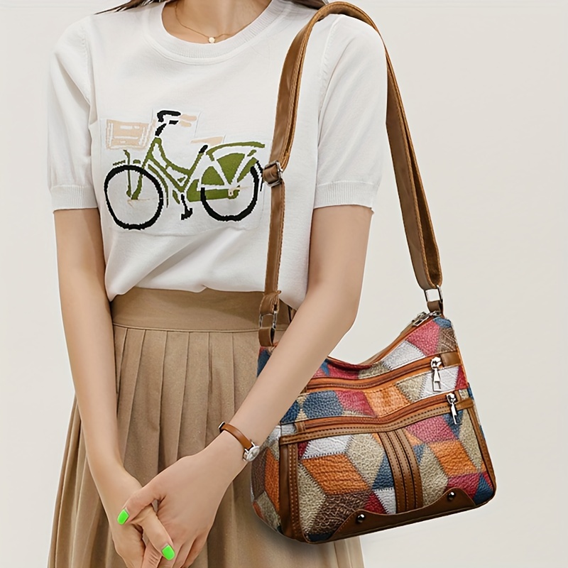 Women Geometric Pattern Synthe - огляд і ціна Leatherwork Patterns Free