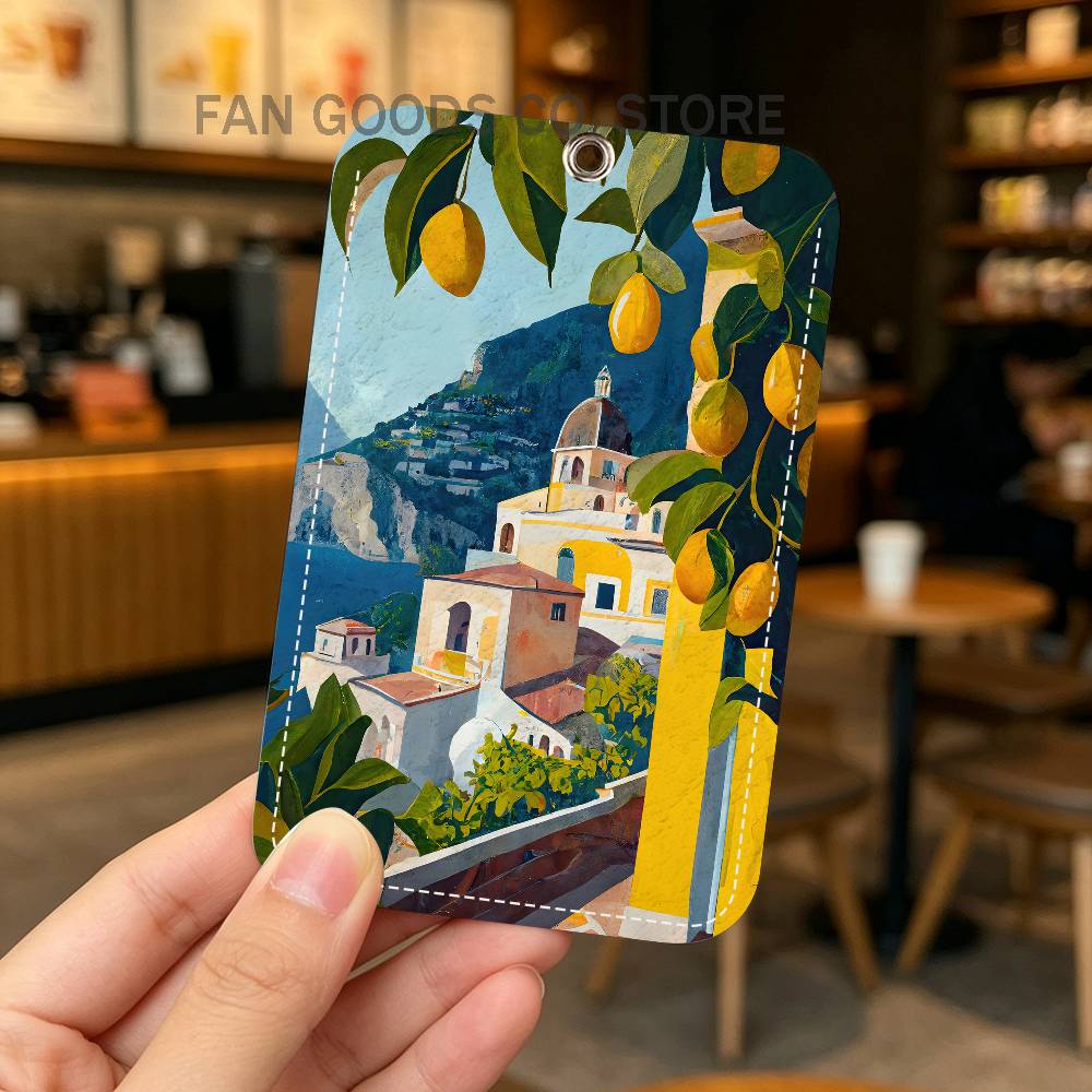 European Amalfi Coast Lemon Ho - огляд і ціна Leatherwork Keychain