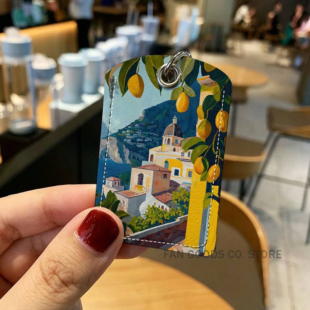 European Amalfi Coast Lemon Ho - огляд і ціна Leatherwork Keychain
