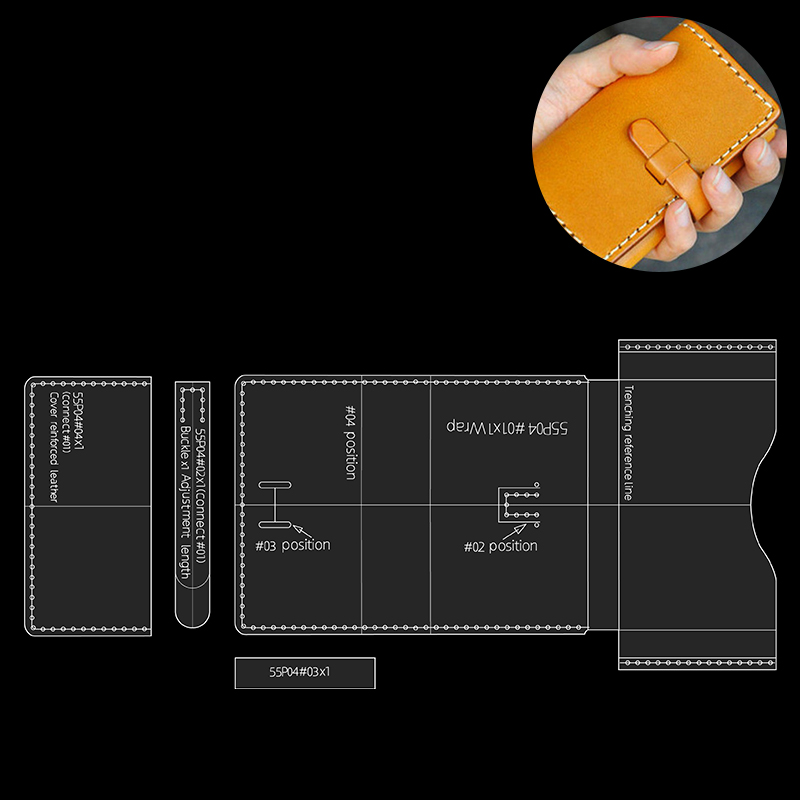 YOMDID 4pcs Acrylic Mold Walle - огляд і ціна Leatherwork Patterns