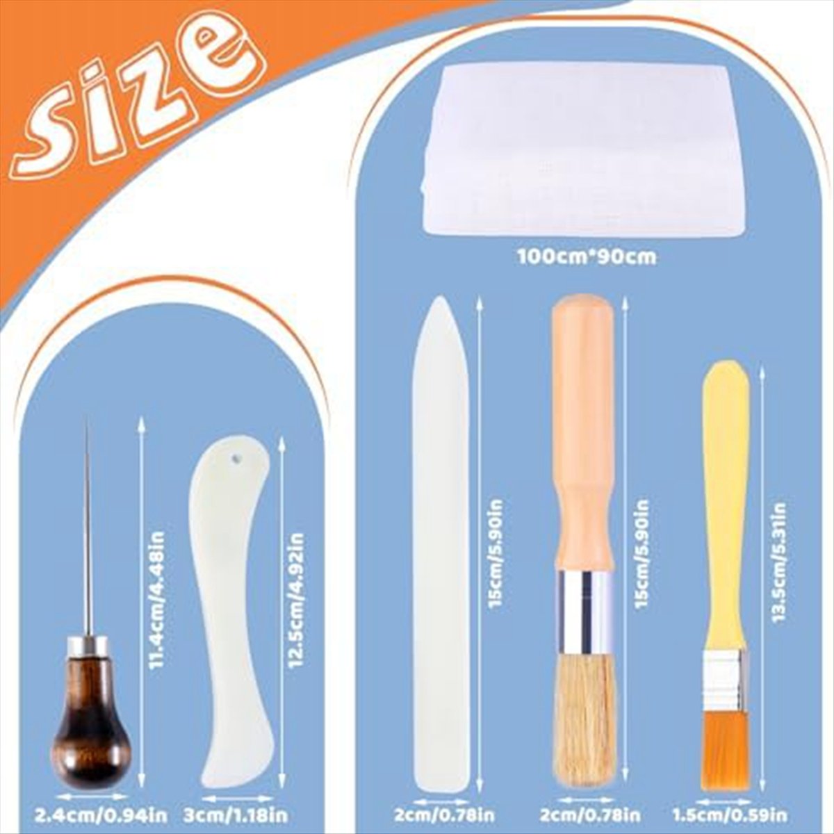 ABYA Bone Folders Kit, Bone Fo - огляд і ціна Bone Folder Tool
