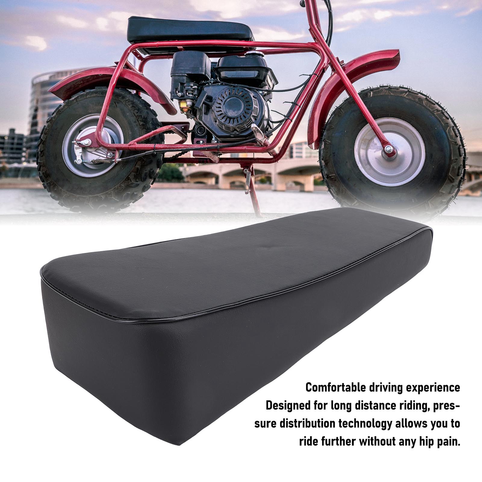 19 Inches Mini Bike Seat PU Le - огляд і ціна Leather Workbench