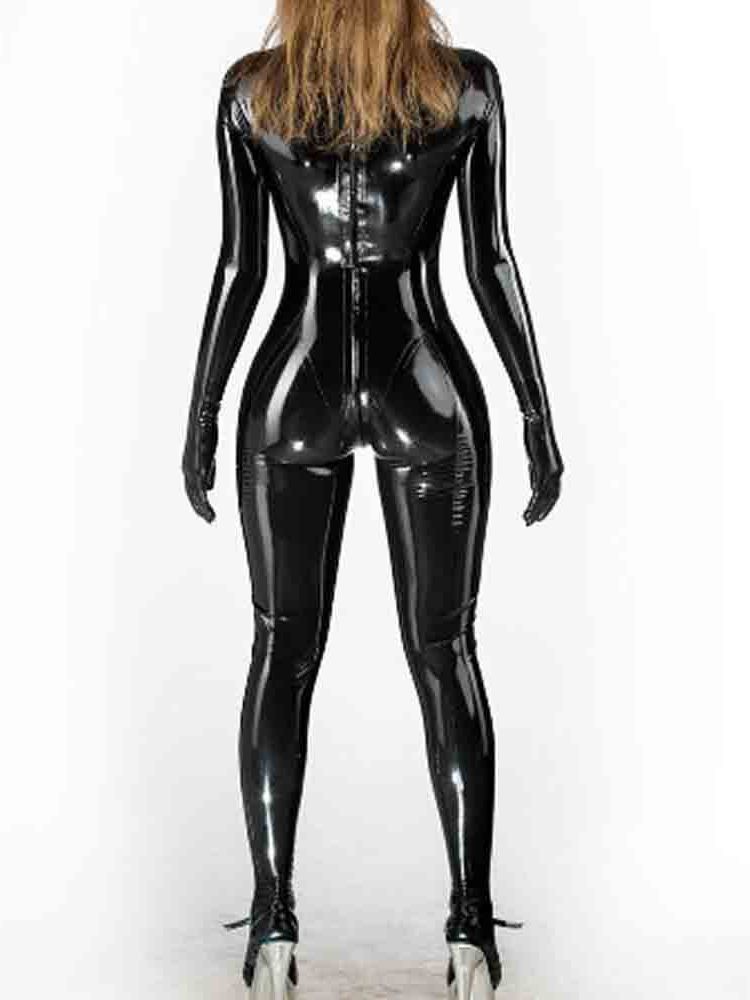 Wet Look PVC Catsuit Shiny PU  - огляд і ціна Leather Work Overalls