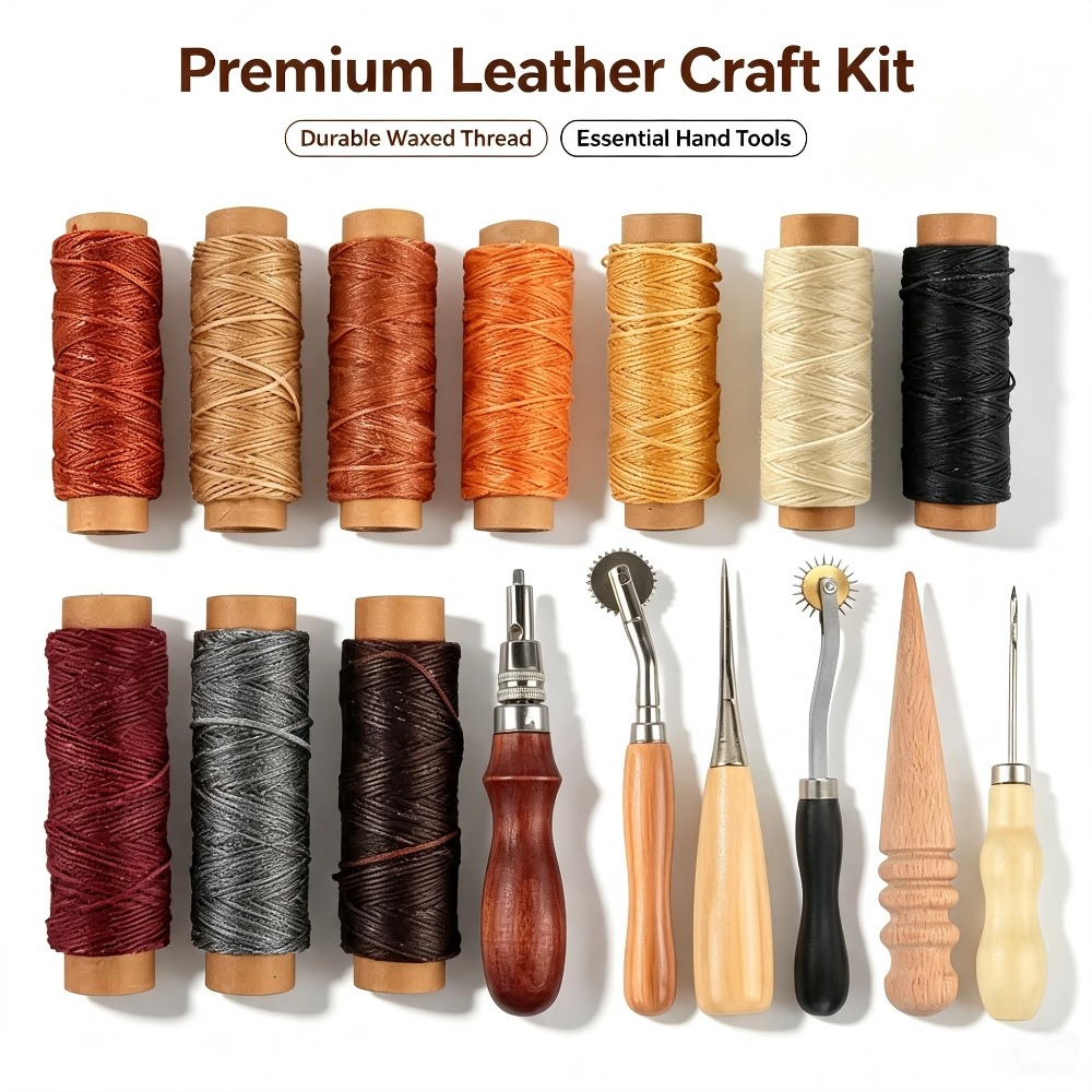 Complete Leather Working Tools - огляд і ціна Beginner Leatherwork Kit