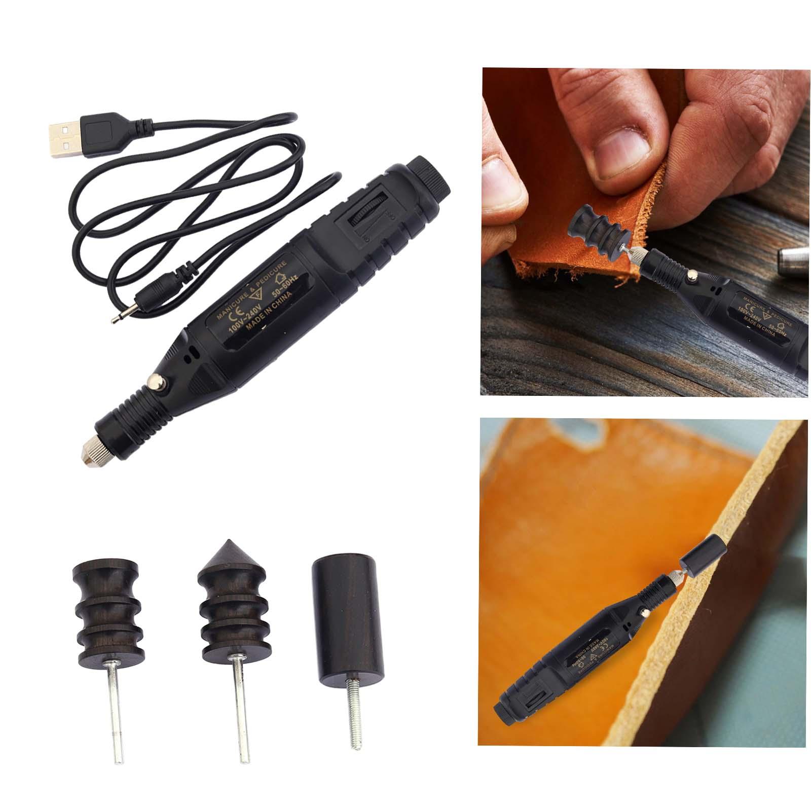 Leather Edge Polishing Tool El - огляд і ціна Leatherwork Machine