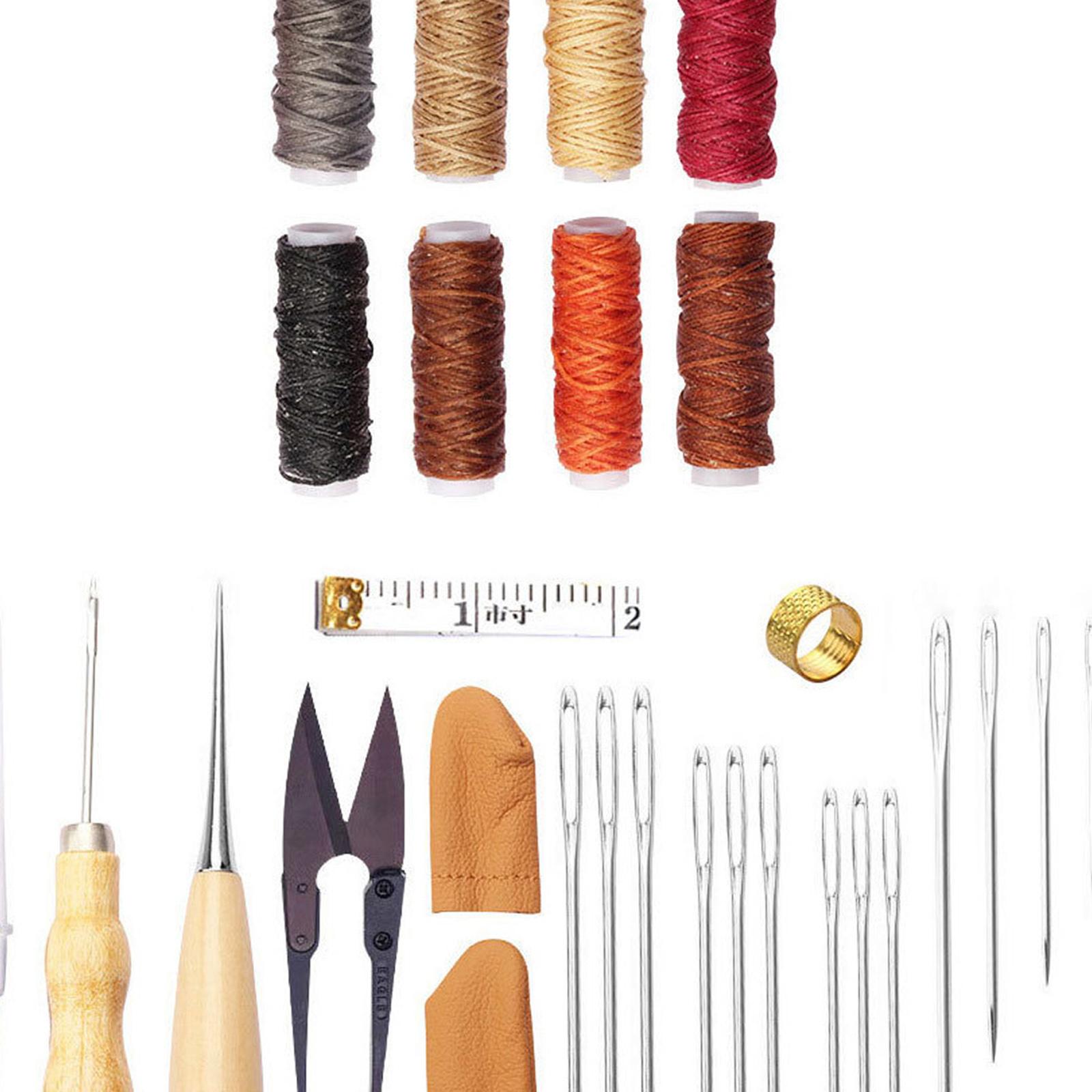 32x Leather Tools Kit Leather  - огляд і ціна Beginner Leatherwork Kit