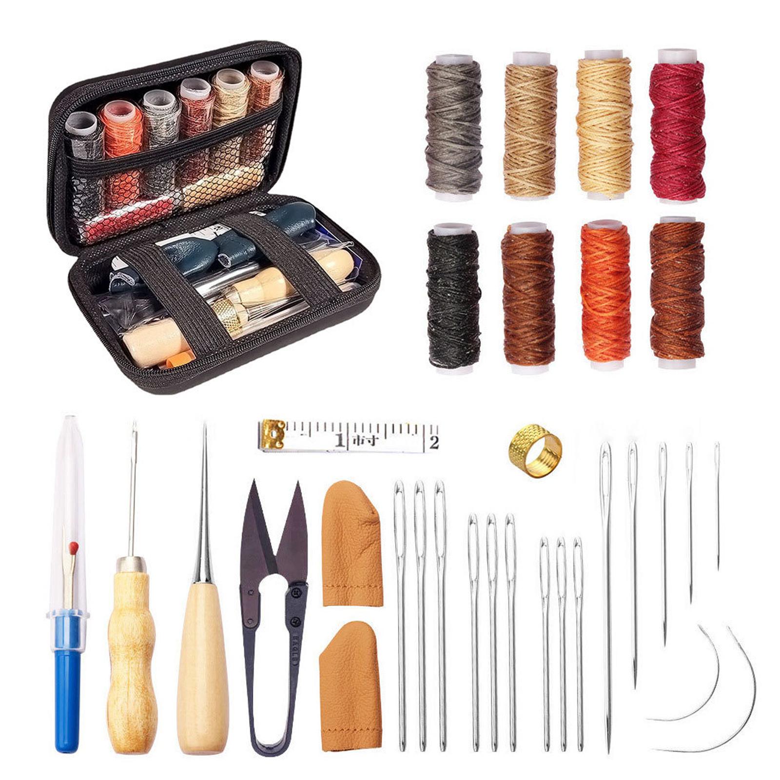 32x Leather Tools Kit Leather  - огляд і ціна Beginner Leatherwork Kit