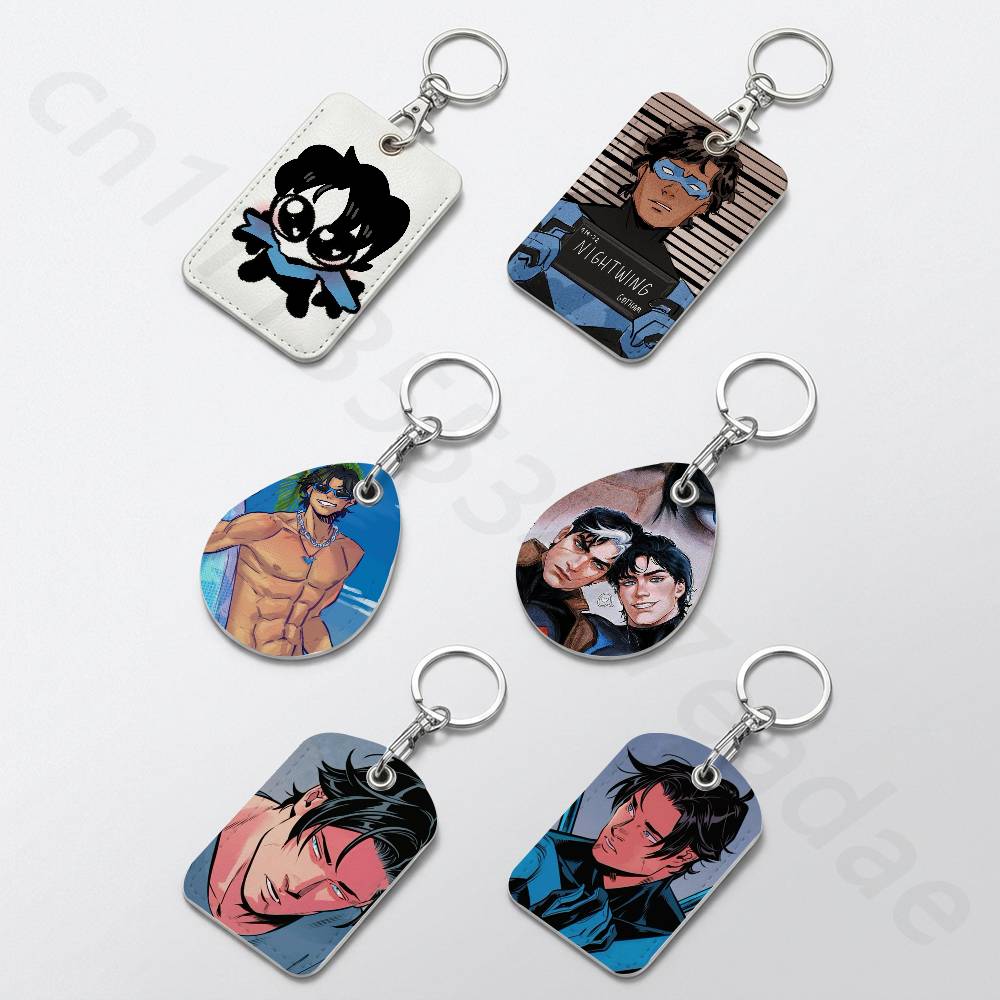 Cute D-Dick Grayson Holder Key - огляд і ціна Leatherwork Keychain