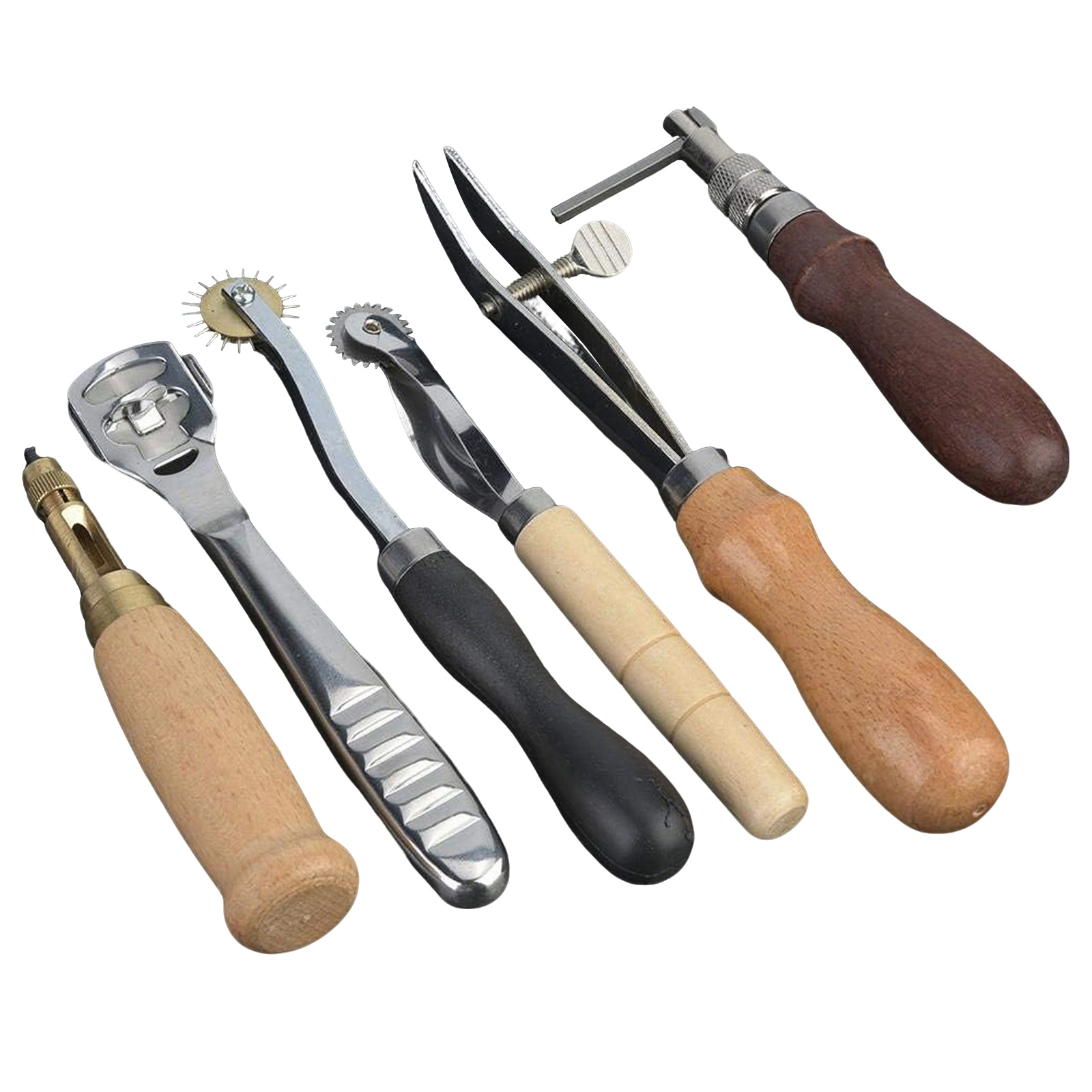 Leather Tools, 19 Pcs Leather  - огляд і ціна Beginner Leatherwork Kit