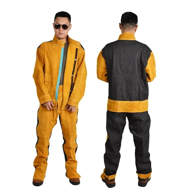 Workplace Safety Clothing Cowh - огляд і ціна Leather Work Overalls