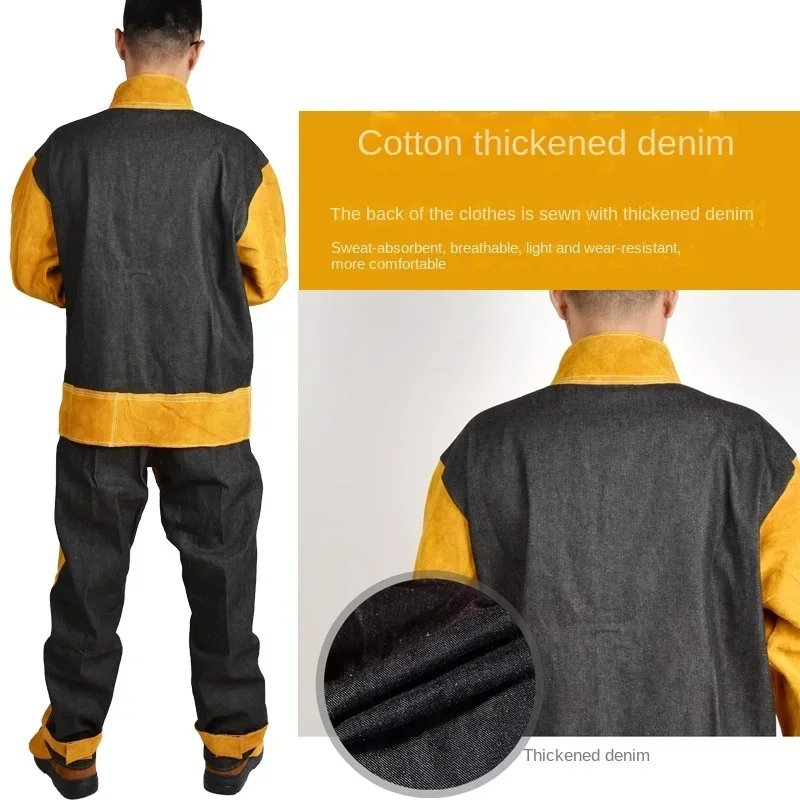 Workplace Safety Clothing Cowh - огляд і ціна Leather Work Overalls
