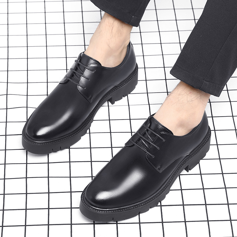Mens Black Leather Lace Up Dre - огляд і ціна Leather Works