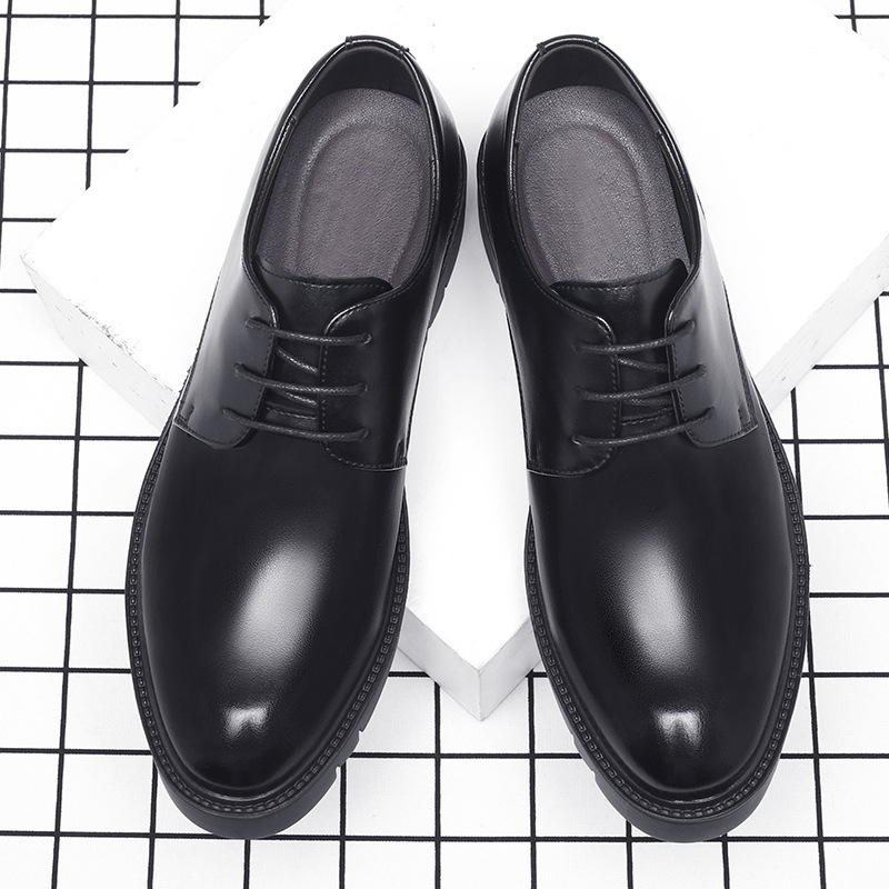 Mens Black Leather Lace Up Dre - огляд і ціна Leather Works