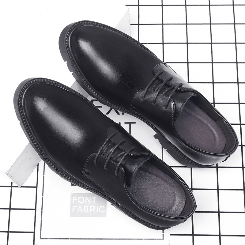 Mens Black Leather Lace Up Dre - огляд і ціна Leather Works