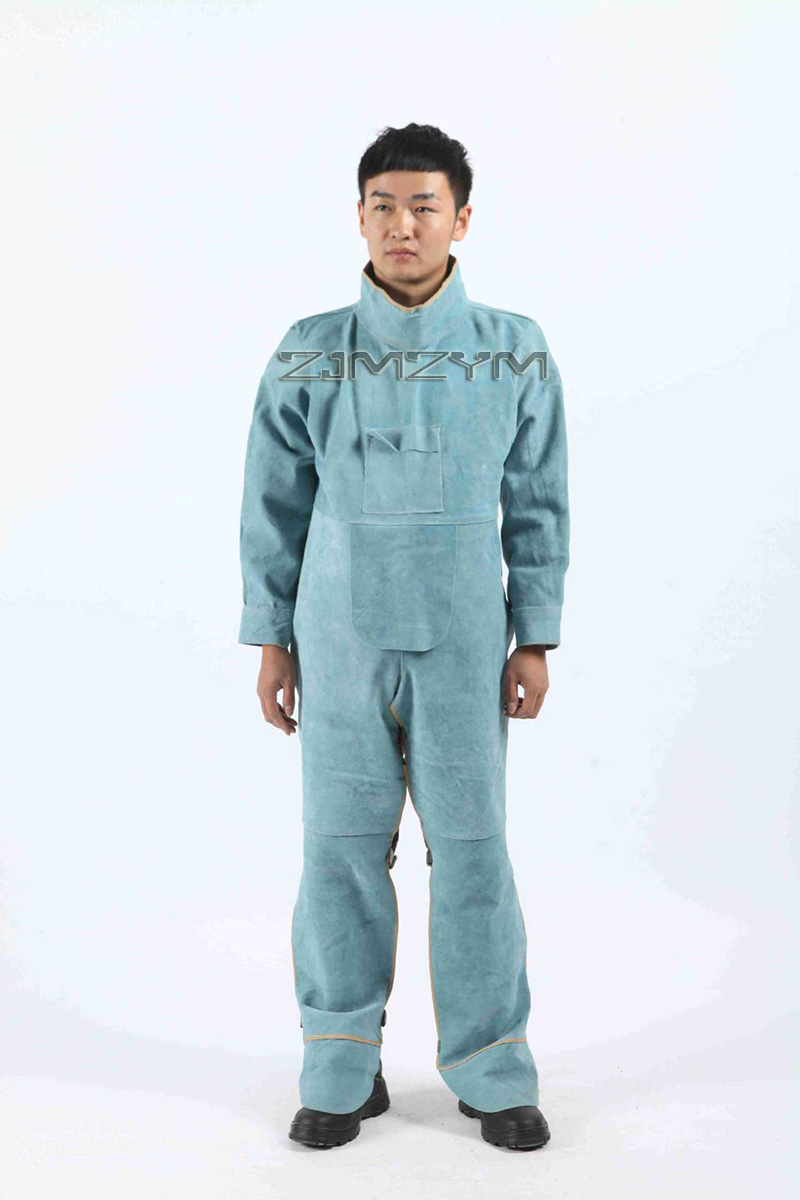 Cowhide Leather Welding Suit W - огляд і ціна Leather Work Overalls